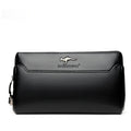 Men's Leather Clutch Anti-theft Password Lock