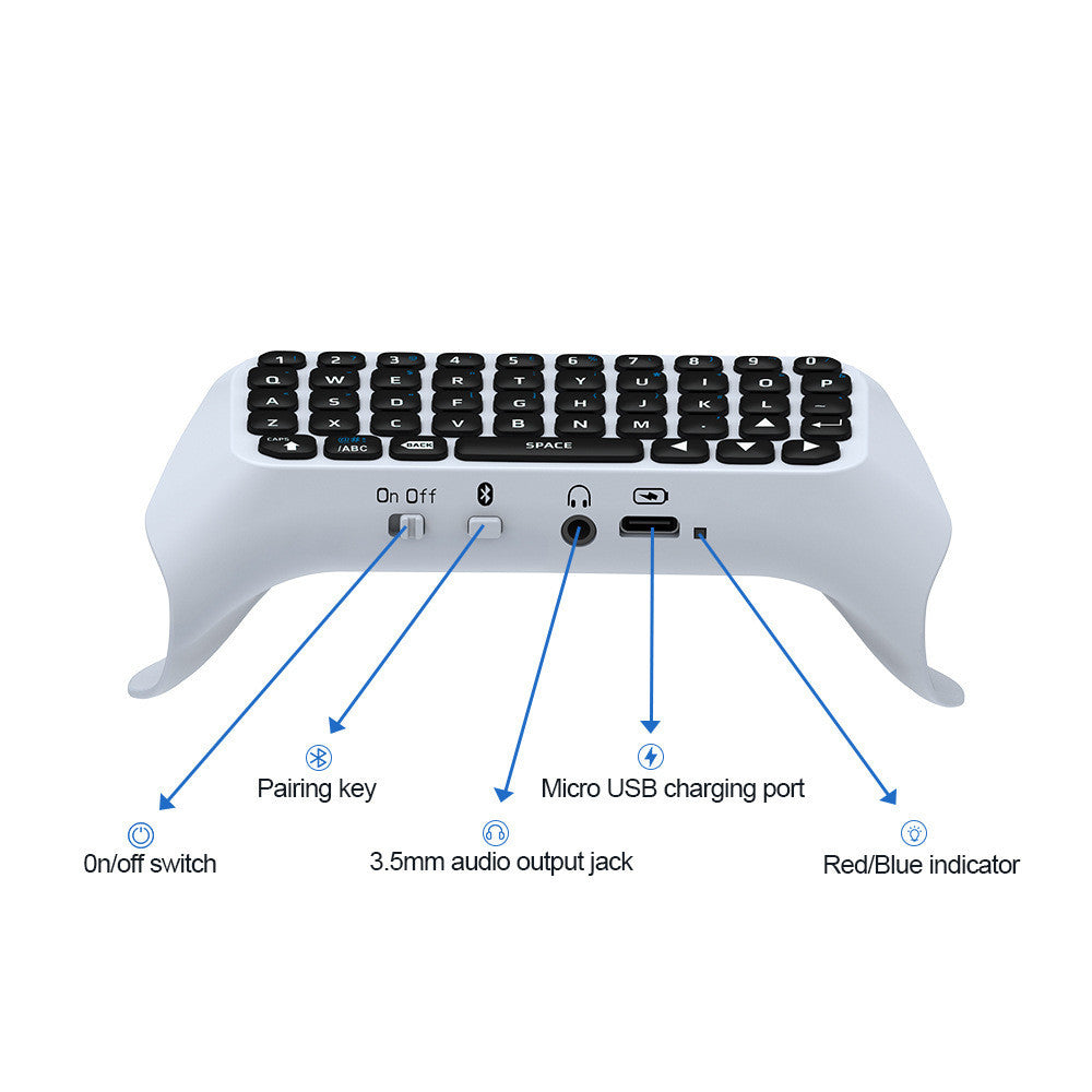 Handle Can Chat Voice Bluetooth Keyboard