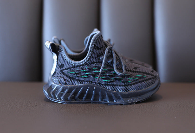 Spring And Autumn Flying Knit Children's Shoes