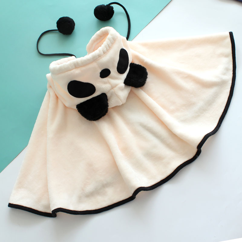 Panda Cape panda hood with pocket Cape