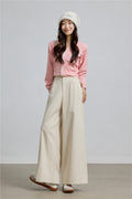 Korean-style Relaxed Simple Figure-flattering Casual Pants
