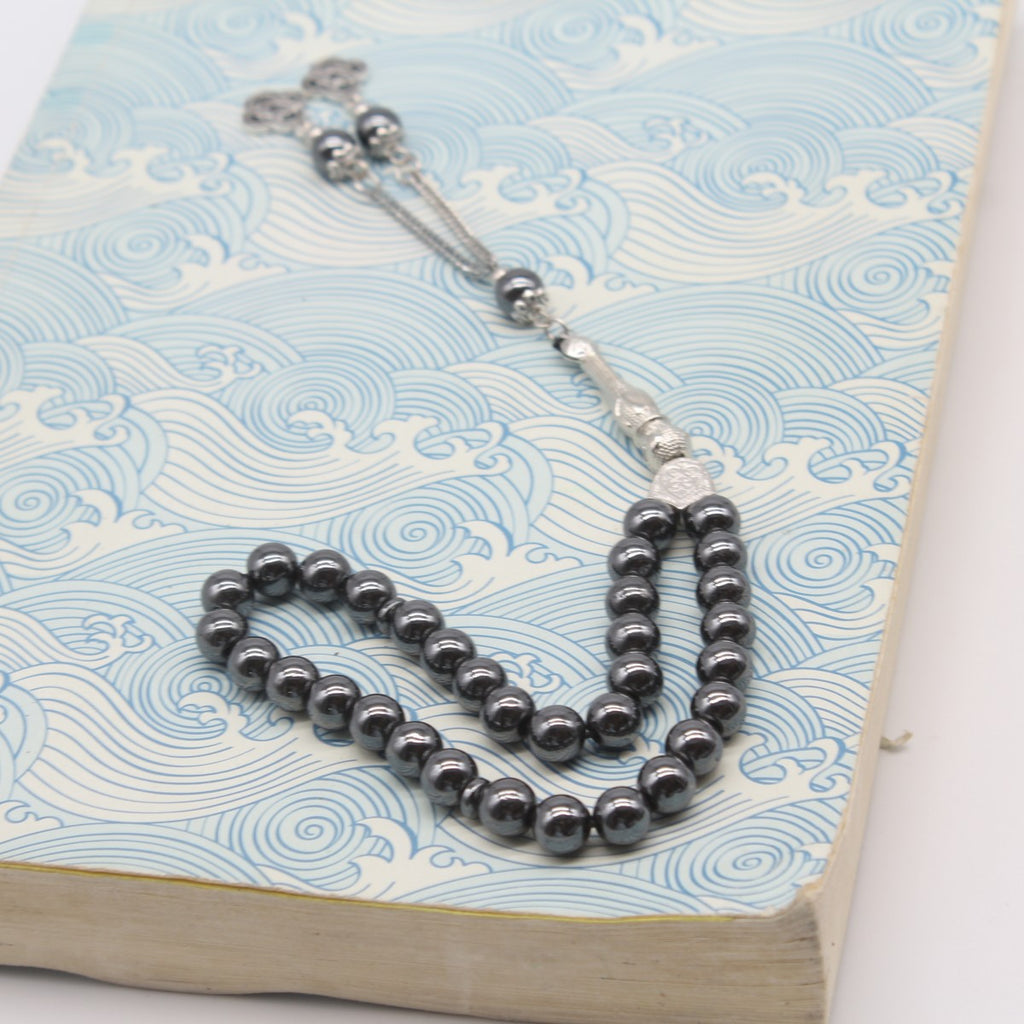 Haematite Muslim Beads Islamic Zan Beads Arabic String Turkish Style Zan Beads