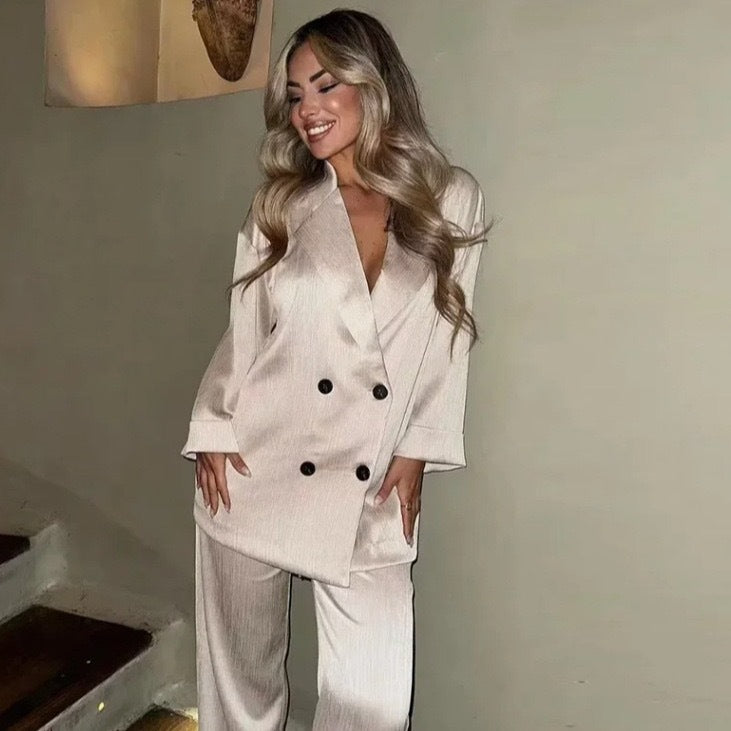 Women's Fashionable Blazer Casual Suit