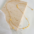 French-style Natural Five-Pointed Star Light Luxury Tassel Clavicle Chain