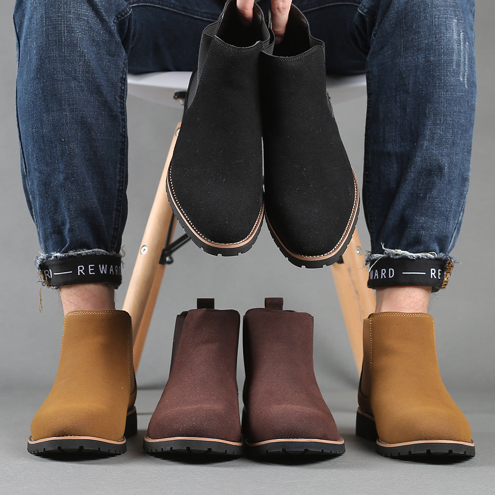Fashion Martin Male High-top Worker Boots