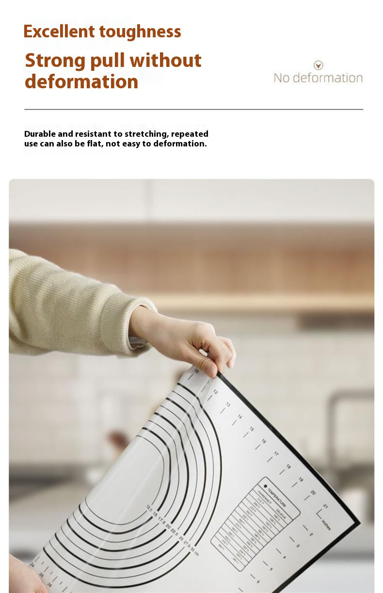 Dough Kneading Household Rolling Cloth Non-slip Non-stick Silicone Mat
