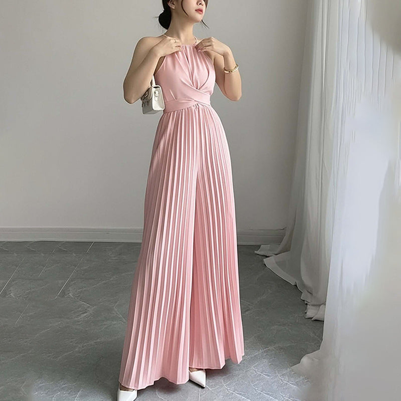 Elegant Solid Color Jumpsuit For Women