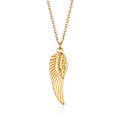 Feather Titanium Steel Necklace For Men And Women A Versatile Collarbone Chain