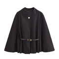 Spring Woolen Short Overcoat For Women