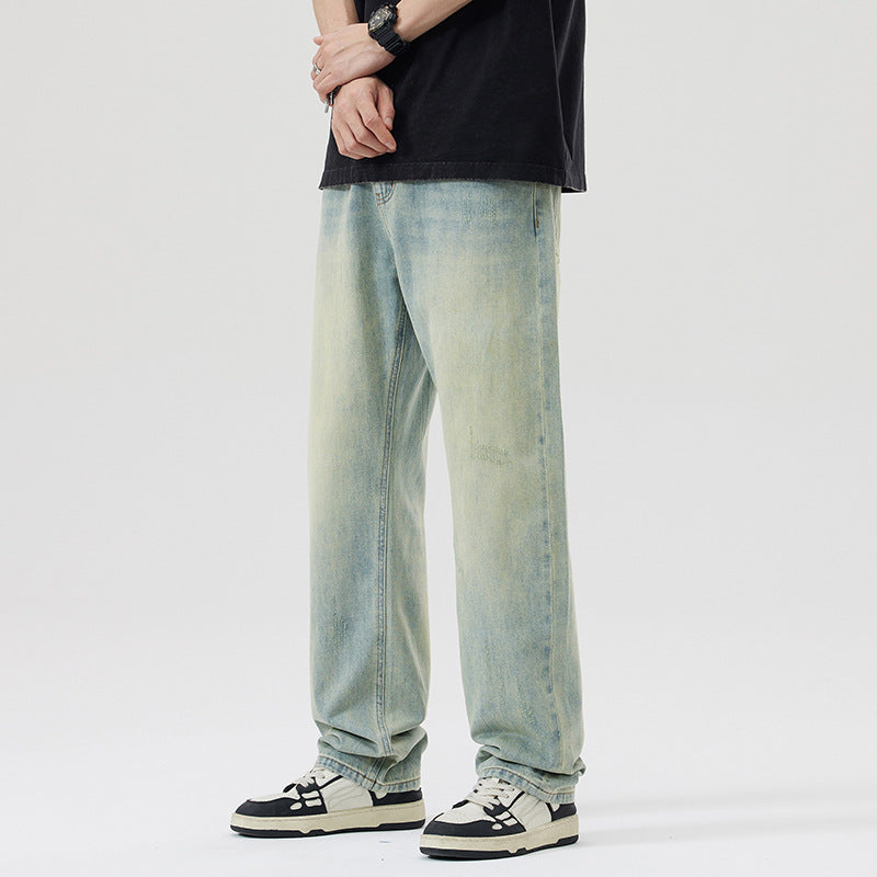 Plus Size Men's Summer New Thin Type Jeans