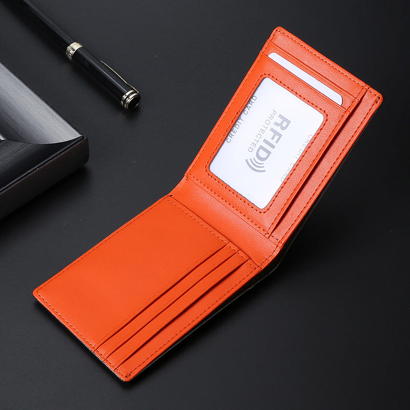Multiple Card Slots RFID Anti-theft Credit Card Wallet