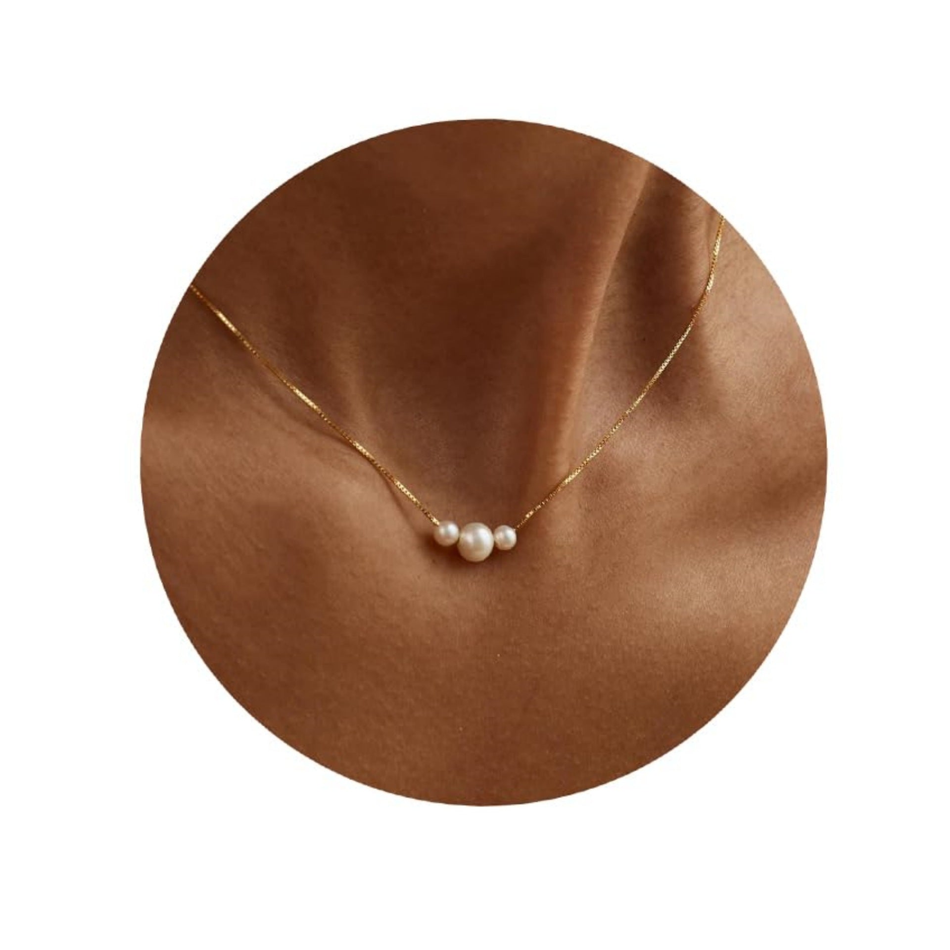 Simple And Elegant Titanium Steel Pearl Snake Chain Necklace For WomenDoes Not Fade