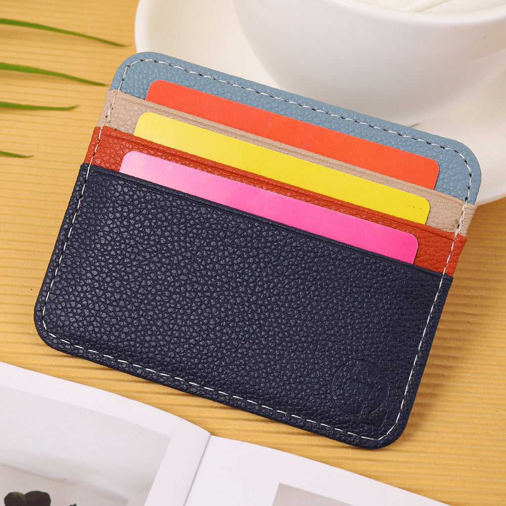 Fashion Minimalist Creative Ultra-thin Color Matching Card Holder