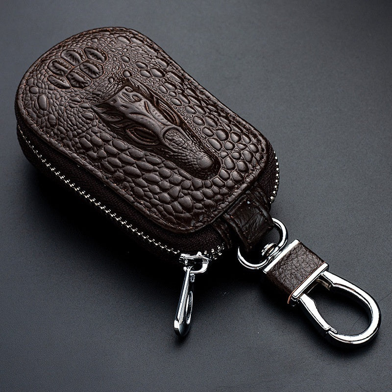 Cowhide Car Key Case Men And Women Genuine Leather Car Key Cover